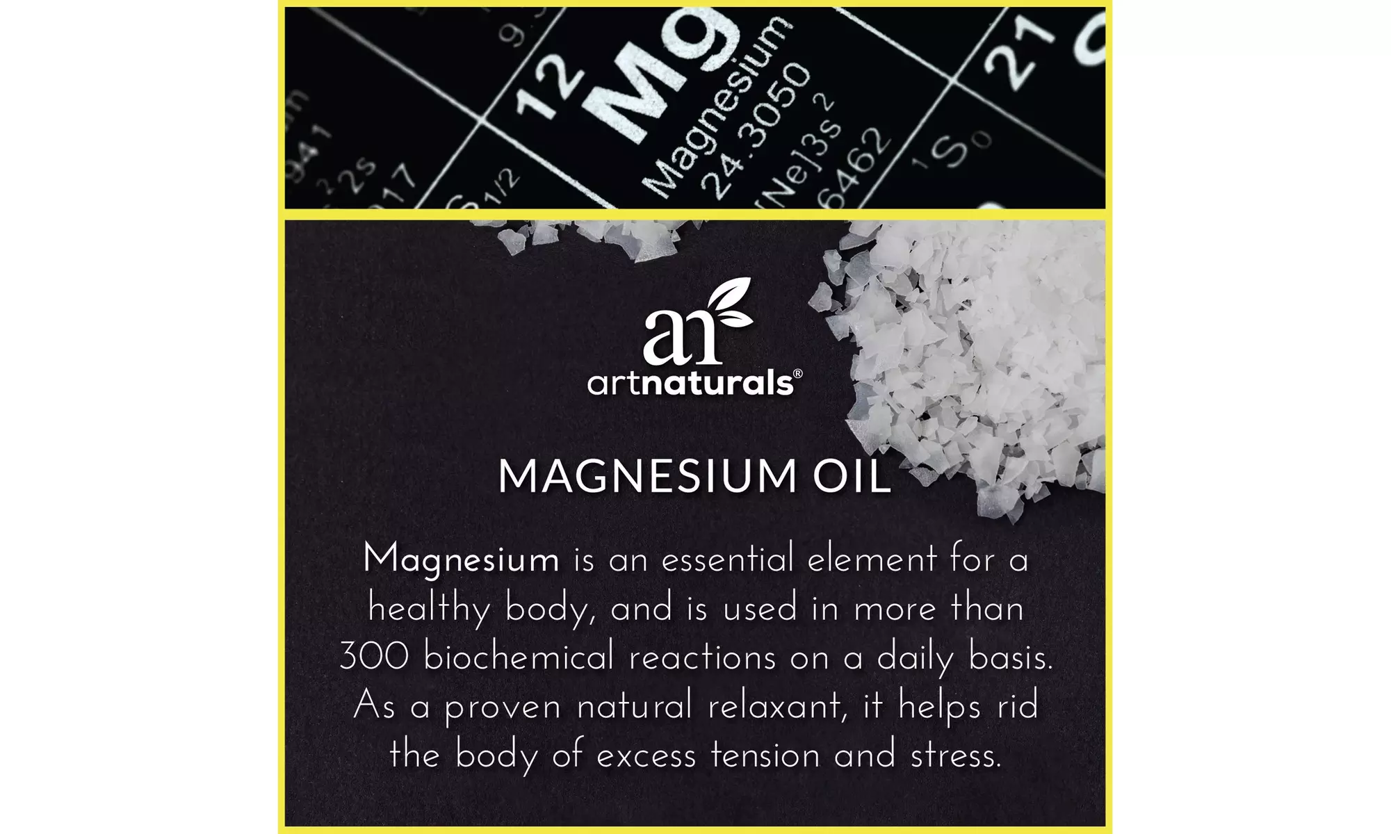 artnaturals Pure Magnesium Oil Spray - (12 Fl Oz / 355ml) - Second Medium