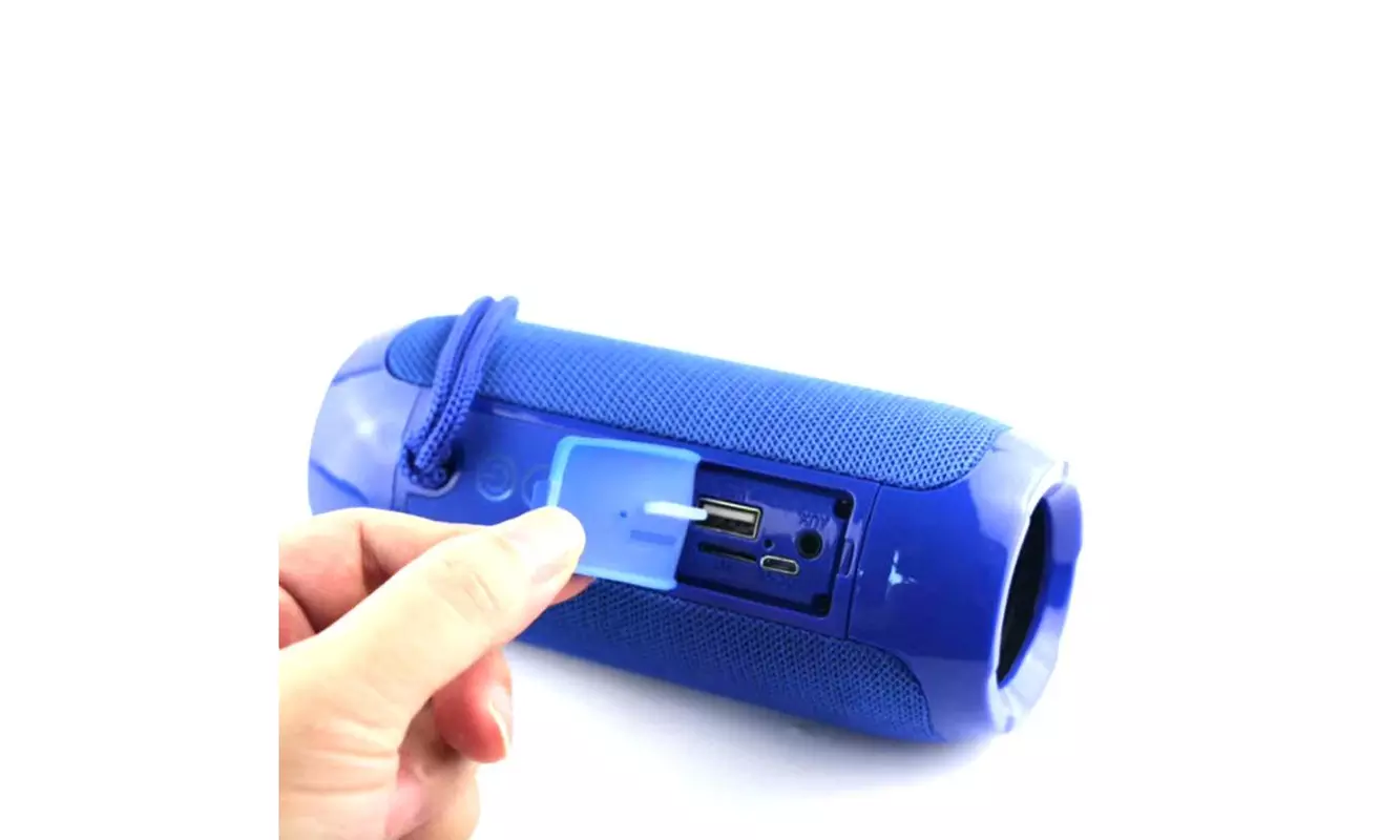 Portable Bluetooth Speaker with FM Radio and Subwoofer