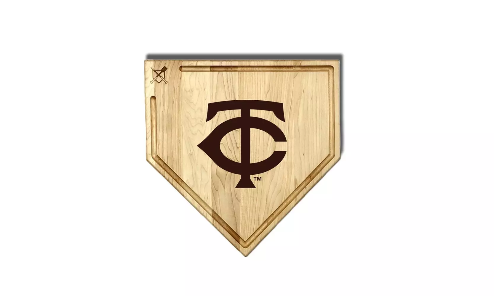 MLB 12-Inch or 17-inch Wooden Home Plate Cutting Board
