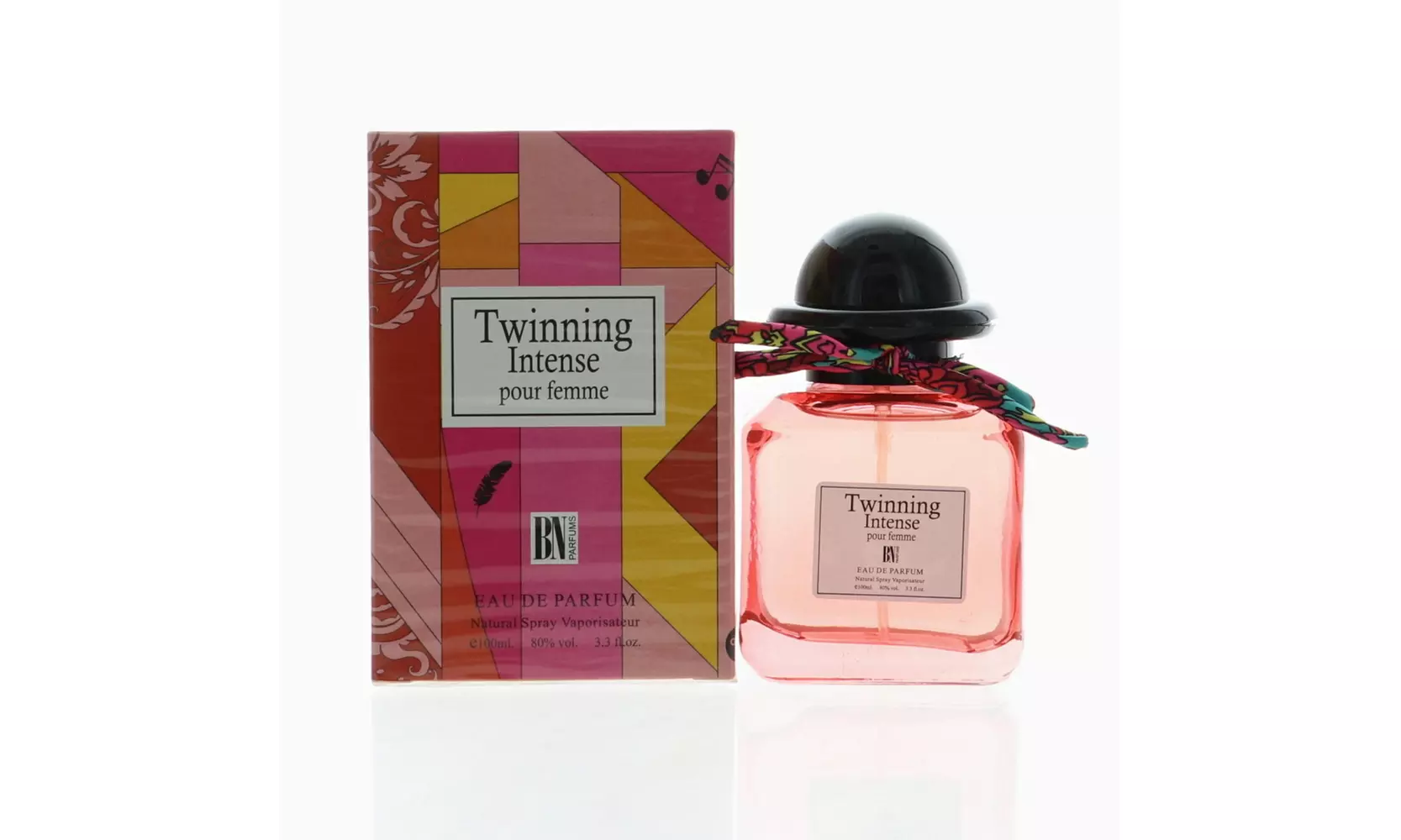 Twinning Intense by Bn Parfums 3.3 oz Eau De Parfum Spray New In Box For Women - Primary Image