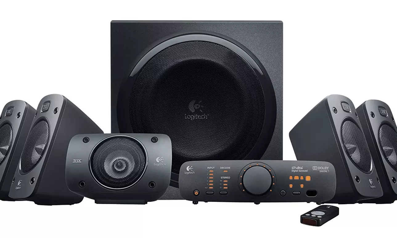 Logitech Z906 5.1 Surround Sound Speakers - Primary Image