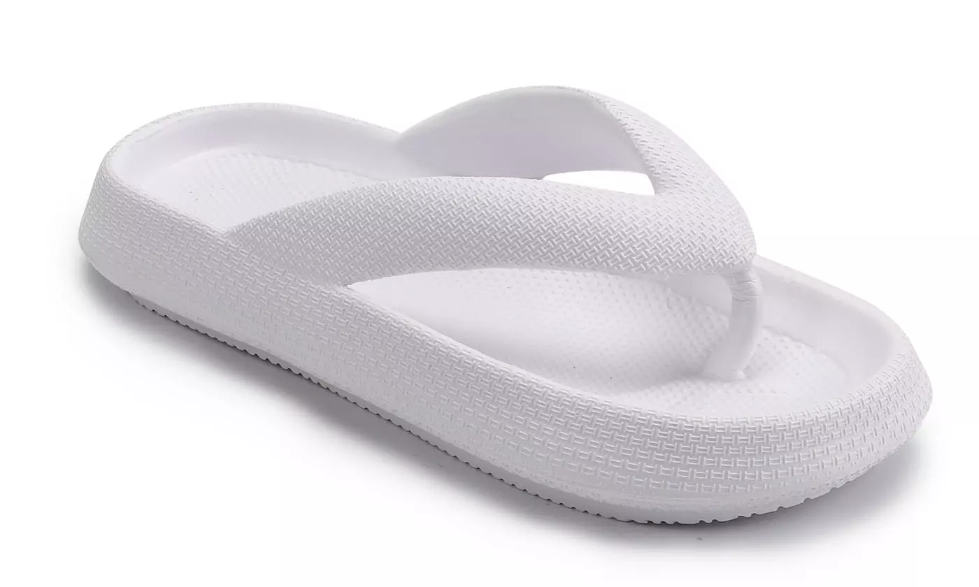 Womens Orthotic Flip Flops Thong Sandals Pillow Slippers With Arch Support