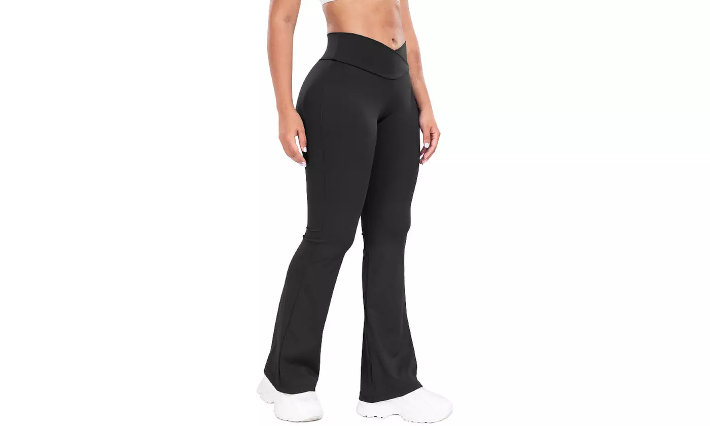 Women Yoga High Waist Tummy Control Gym Fitness Girl Sport Active Pants