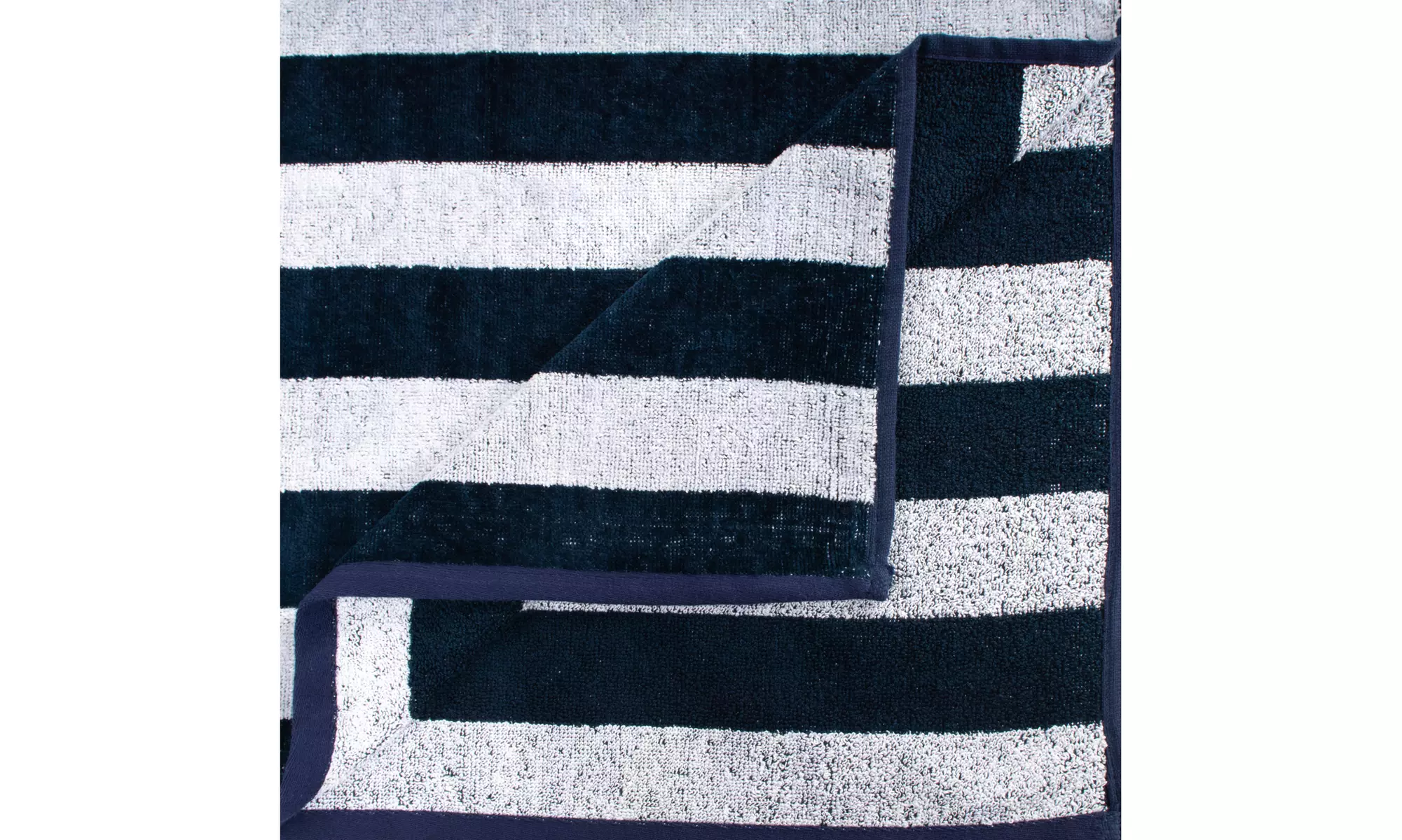 Superior 2 Piece Yacht Club Egyptian Cotton Absorbent Ultra Soft Beach Towel Set