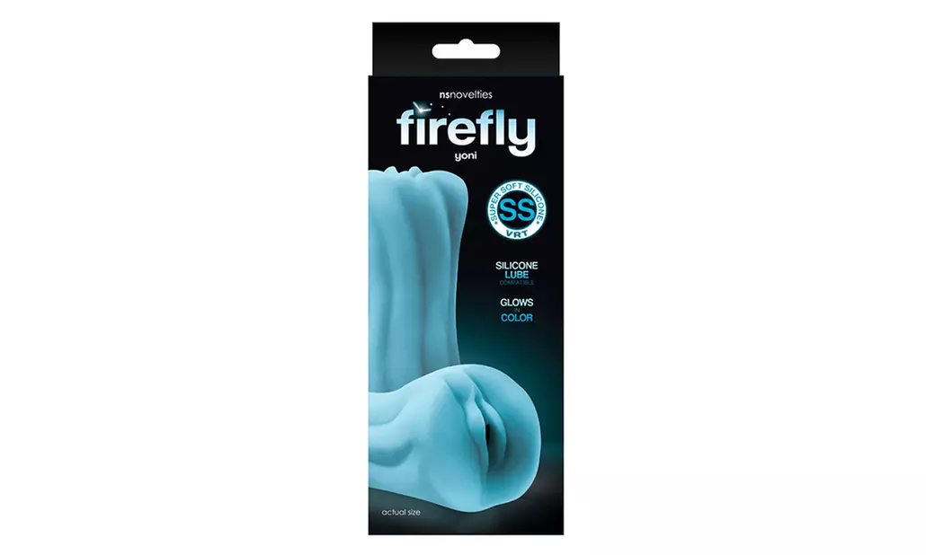Firefly Yoni Stroker - Blue - Second Medium