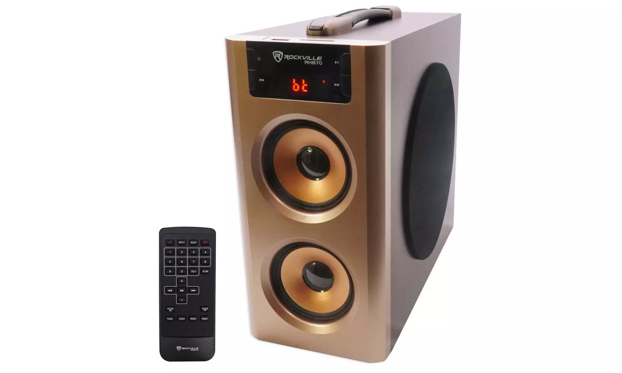 Rockville RHB70 Home Theater Compact Powered Speaker System w Bluetooth/USB/FM - Second Medium
