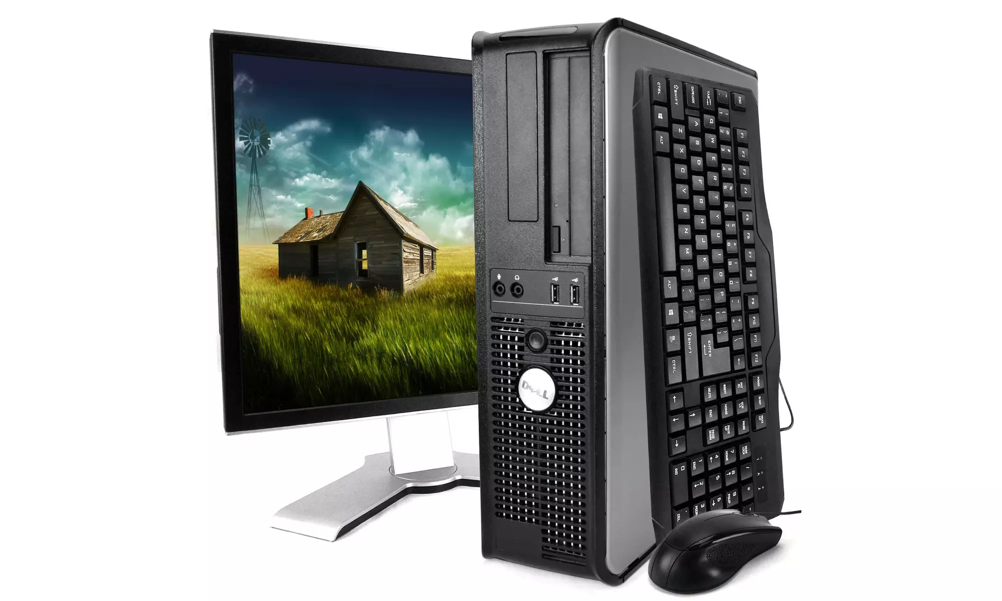 Refurb Dell OptiPlex 780 Desktop Core 2 Duo 4GB 250GB Windows 10 Home - Primary Image