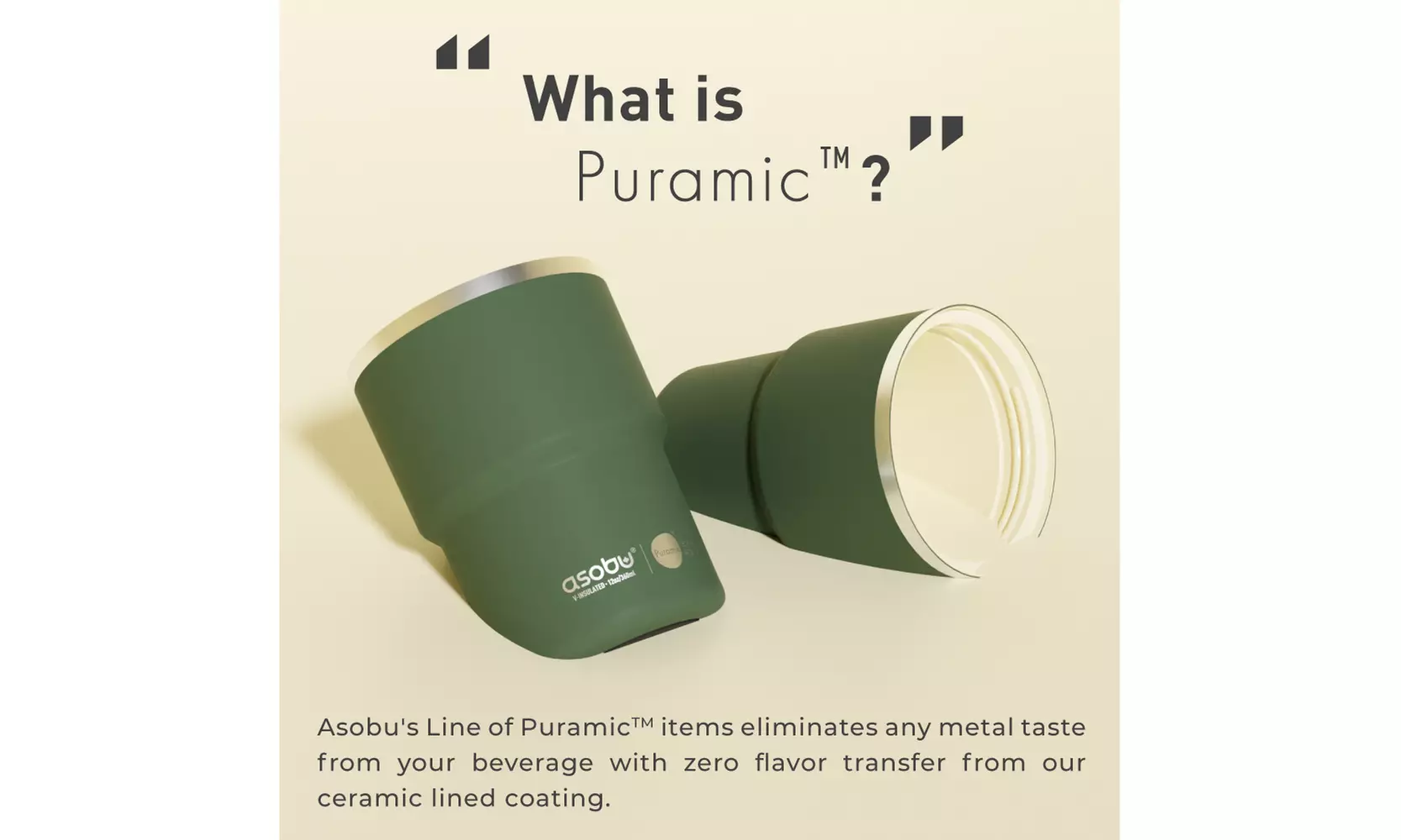 Asobu Coffee Express- Ceramic Interior Mug