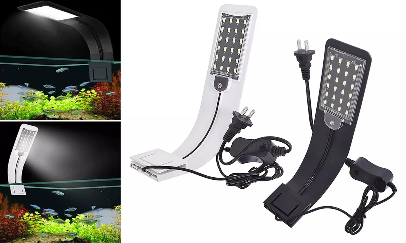 10W Aquarium LED Light Aquatic Fish Tank Grow Plant Clip-on Lamp - Primary Image