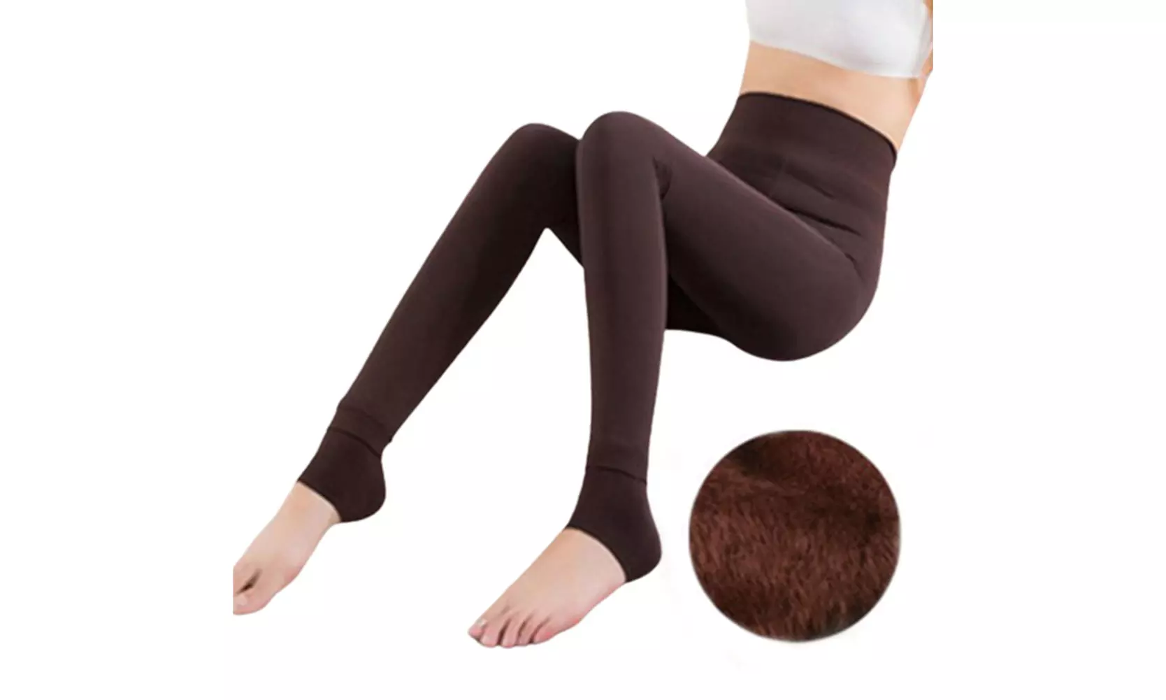 US 2-4 Pc Women High Waist Winter Warm Thick Fleece Lined Stretch Pants Leggings