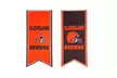 Evergreen Cleveland Browns, Flag Banner - Second Medium