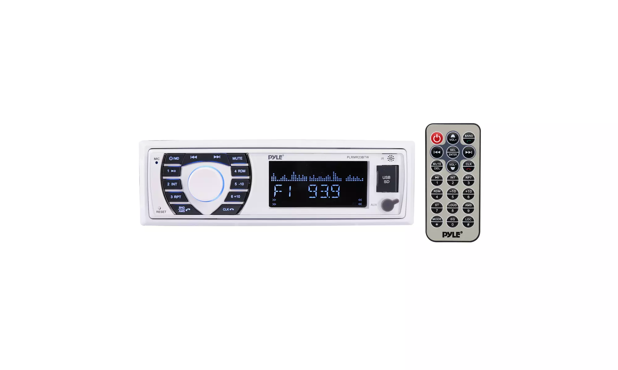 Bluetooth Marine Receiver Stereo Radio - Primary Image