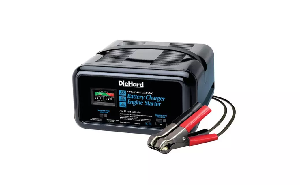Die Hard 71222 Automatic Battery Charger & Engine Starter, 2 Amp - Primary Image