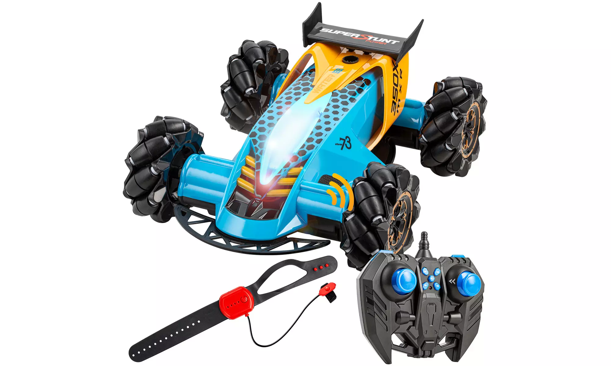 Remote Control Car - Gesture Sensing RC Stunt Car Vehicle, Fast Drift (Blue) - Primary Image