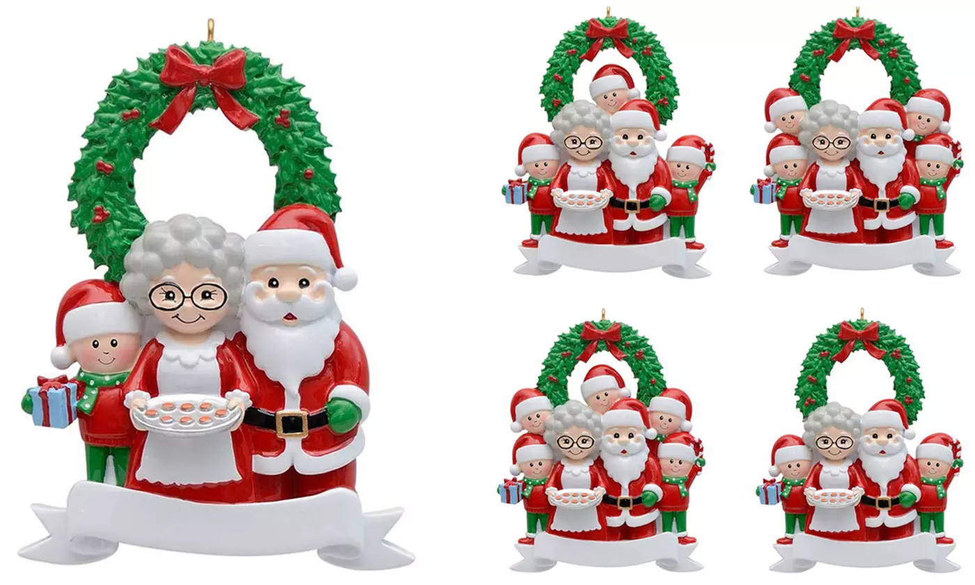 2023 DIY Family Christmas Ornaments Personalized, Custom Name Holiday Ornament - Primary Image