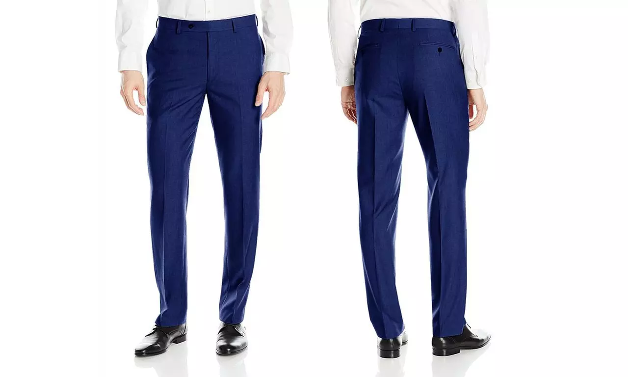 Fino Uomo Men's Slim Fit Dress Pants  - Second Medium