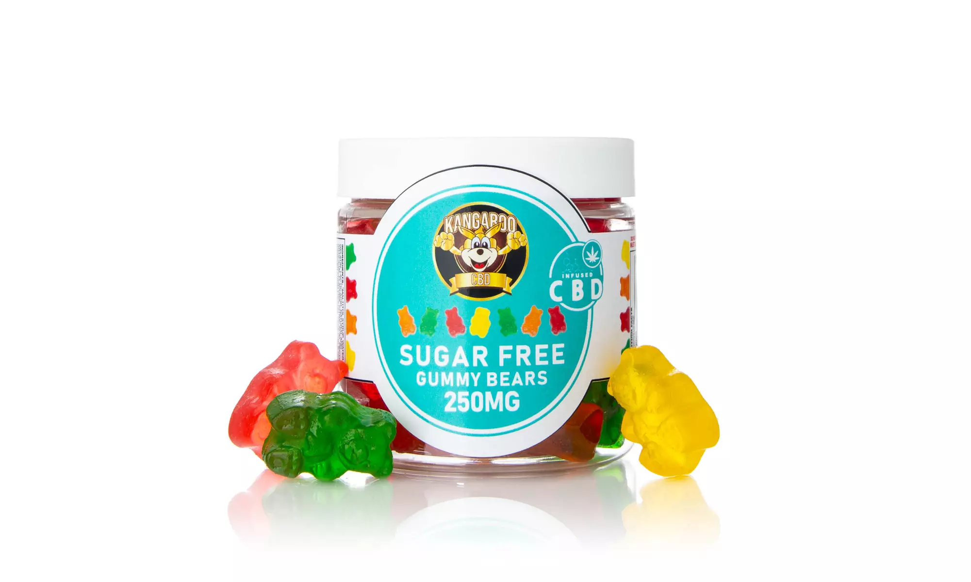 Sugar-Free Organic CBD Gummies from Kangaroo (150mg-5000mg)