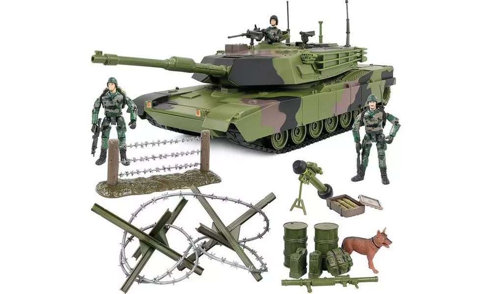 Click N Play Military Armored Assault Tank 27 Piece Play Set - Primary Image