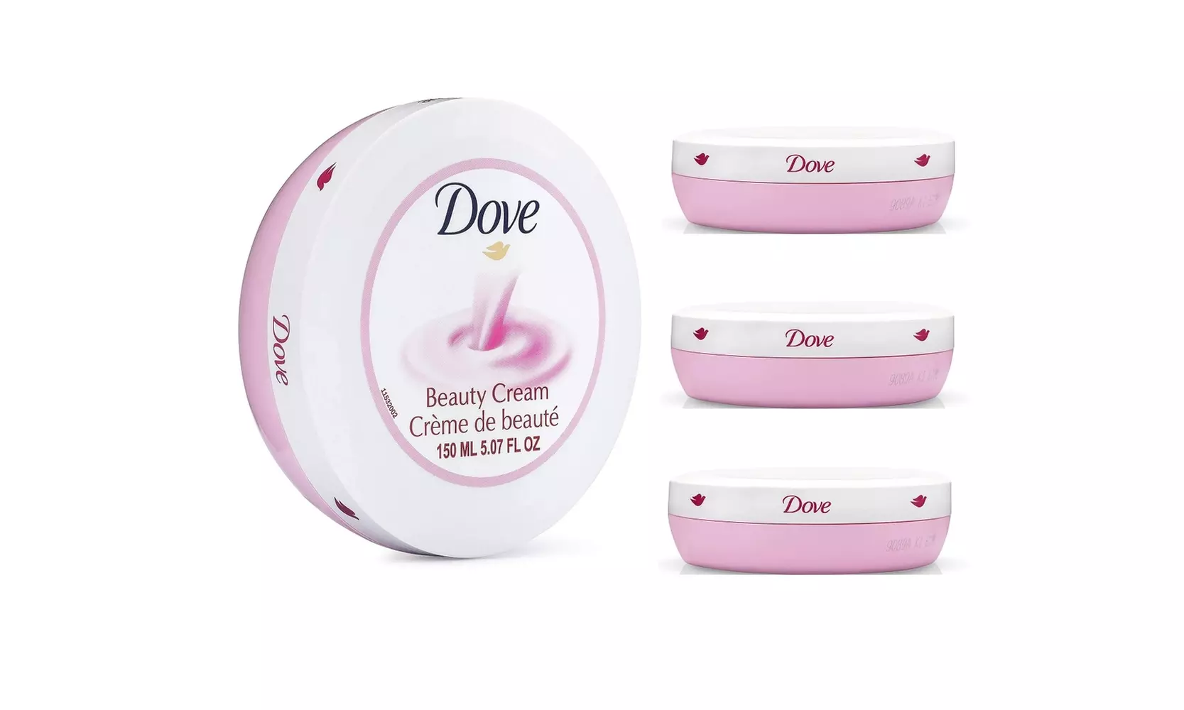 3-Pack Dove Nourishing Beauty Cream Body Care Face 5.07 Fl. Oz - Primary Image