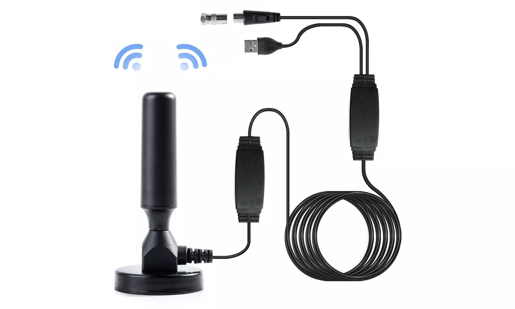 300 Mile Range Antenna TV Digital HD Skywire 4K Antena Digital Indoor HDTV 1080p - Primary Image