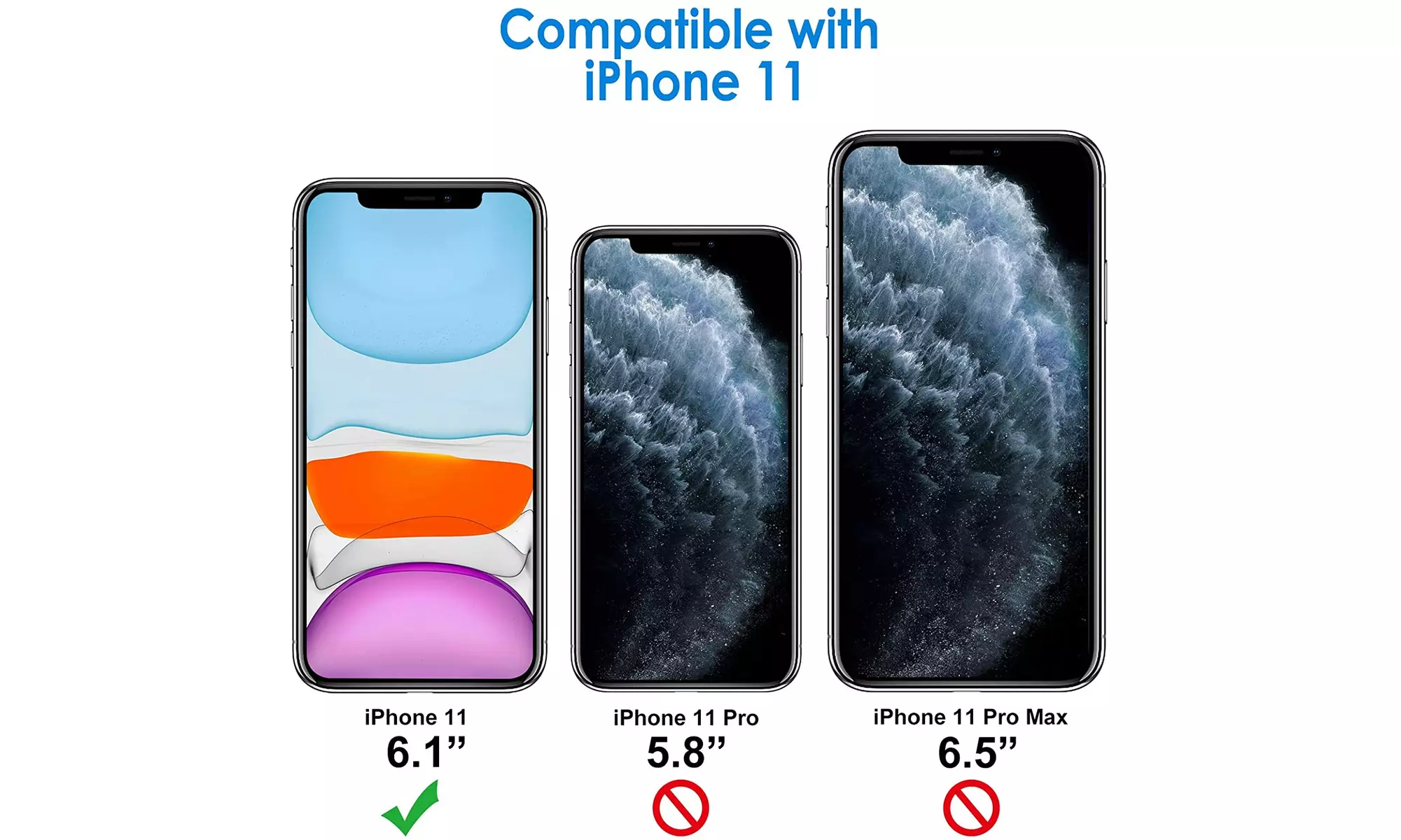 JETech Case for iPhone 11 6.1-Inch Shock-Absorption Bumper Cover