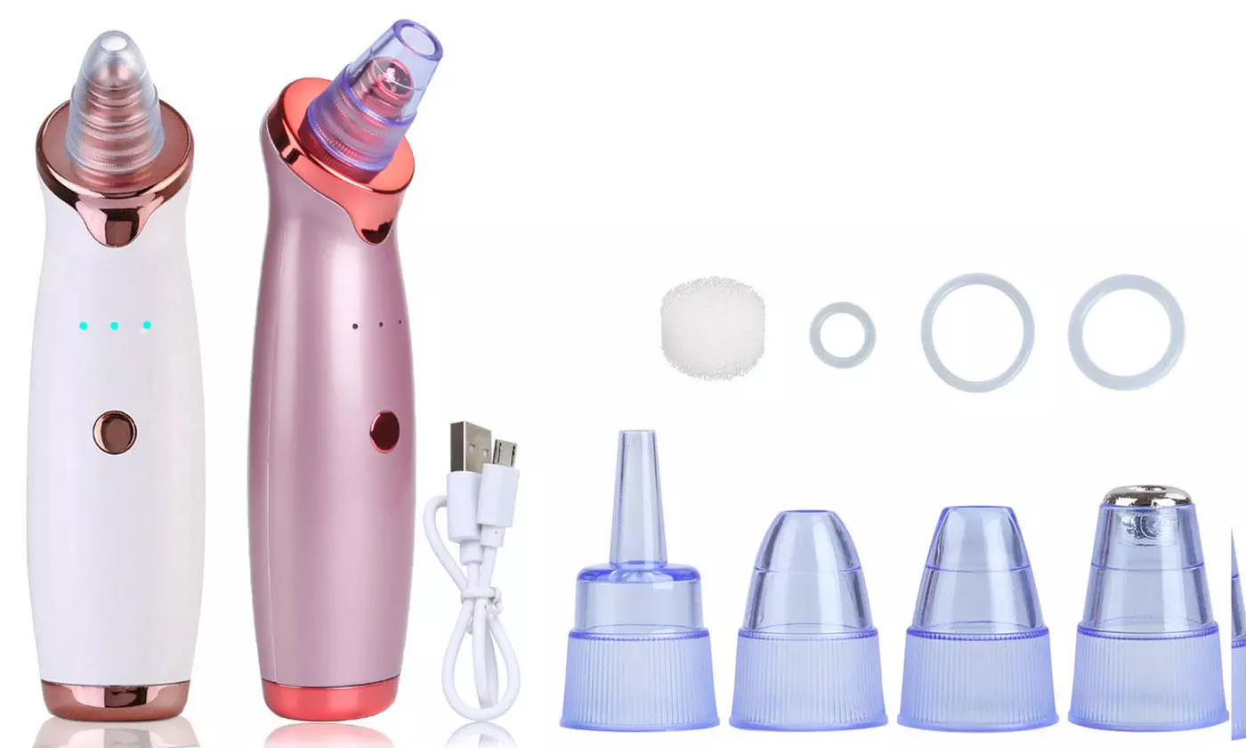Hot Compress Electric Acne Comedone Extraction Device Blackhead Remover Vacuum - Primary Image