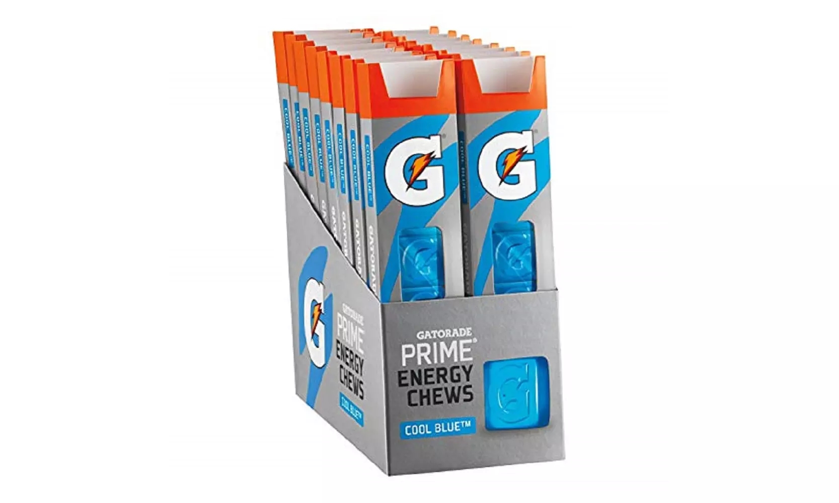 Gatorade Prime Energy Chews, Cool Blue ,6 Count (Pack of 16) - Primary Image