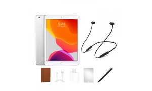 Apple iPad 5th, 6th, and 7th Gen Bundle w/BEATS Flex Buds (Grade A refurbished)