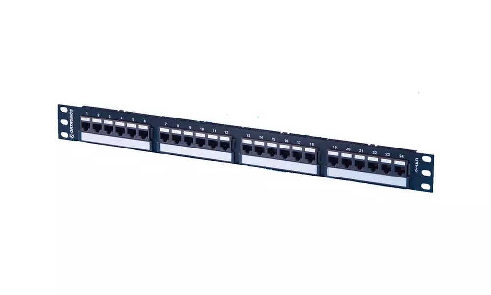 Ortronics 24 Port TechChoice Patch Panel, Cat6 - Primary Image