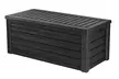 Keter Westwood Deck Storage Container Box Outdoor Patio Garden 150 Gal, Brown - Second Medium