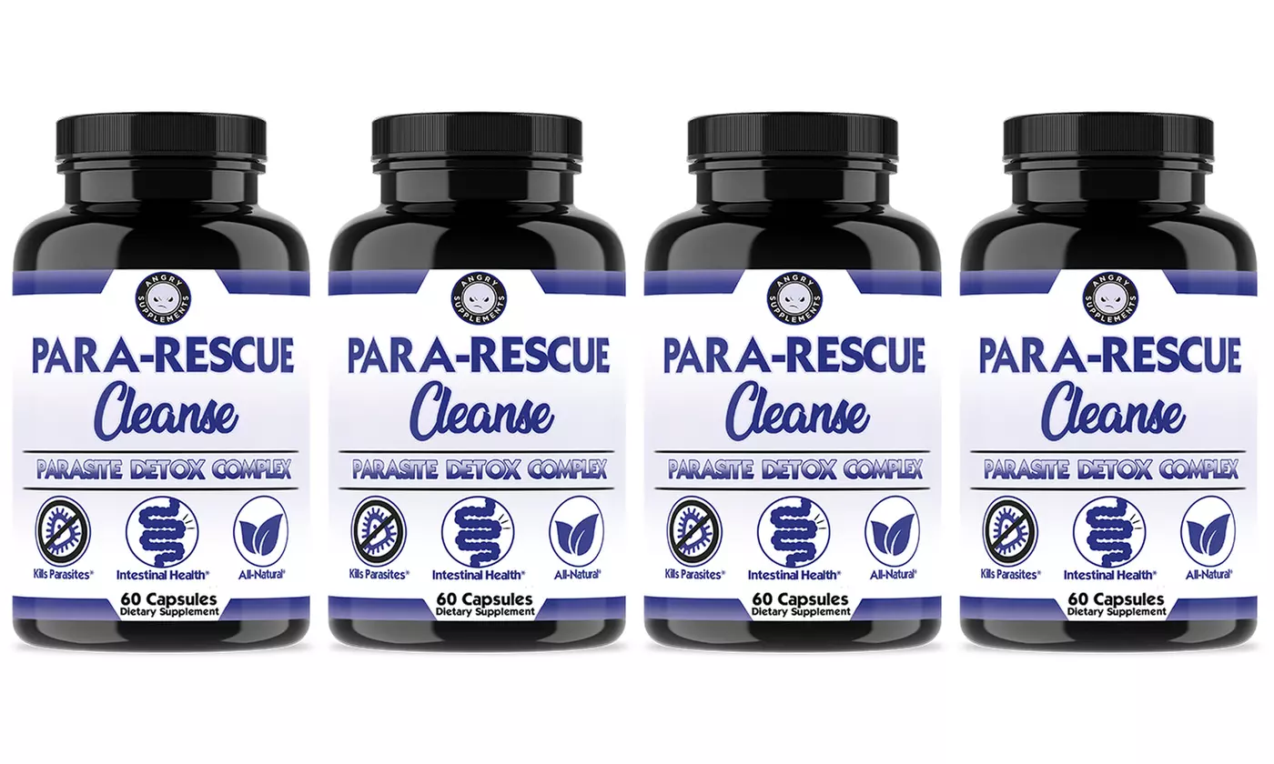 Angry Supplements Para-Rescue Cleanse, Parasite Detox Complex - Primary Image