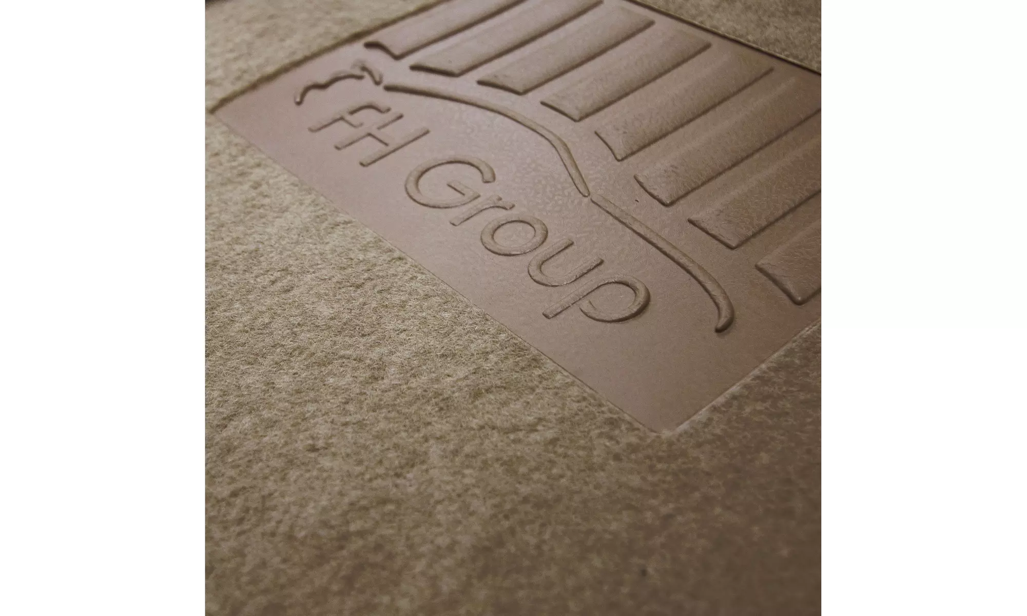 Anti-skid Universal Premium Carpet Car Floor Mats with Heel Pad F14402-G - Primary Image