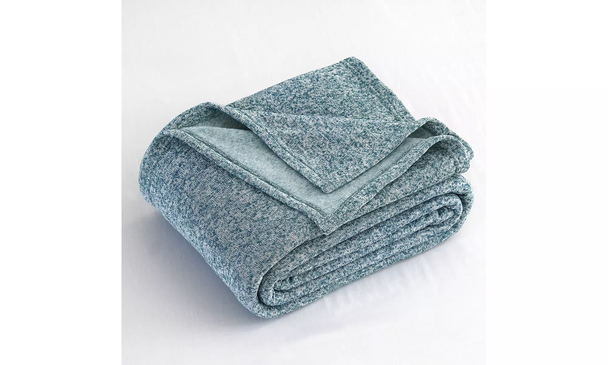 2-3 Piece Knit Weave Bed Blanket Set,Lightweight Fuzzy Jersey Blanket With Shams