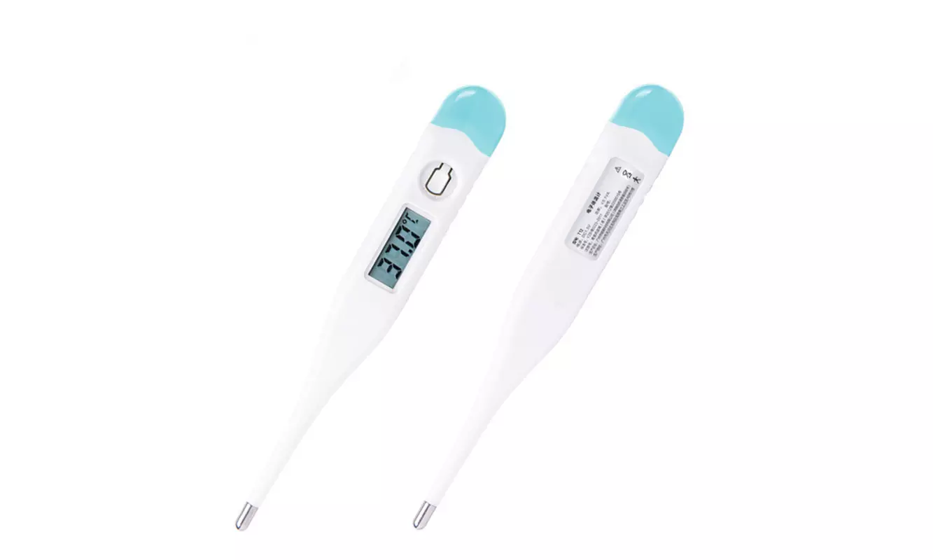 2-Pack Digital Thermometer with Storage Case - Second Medium