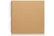 Hardcover Kraft Blank Page Scrapbook Photo Album Notebook, 40 Sheets, 12x12" - Second Medium