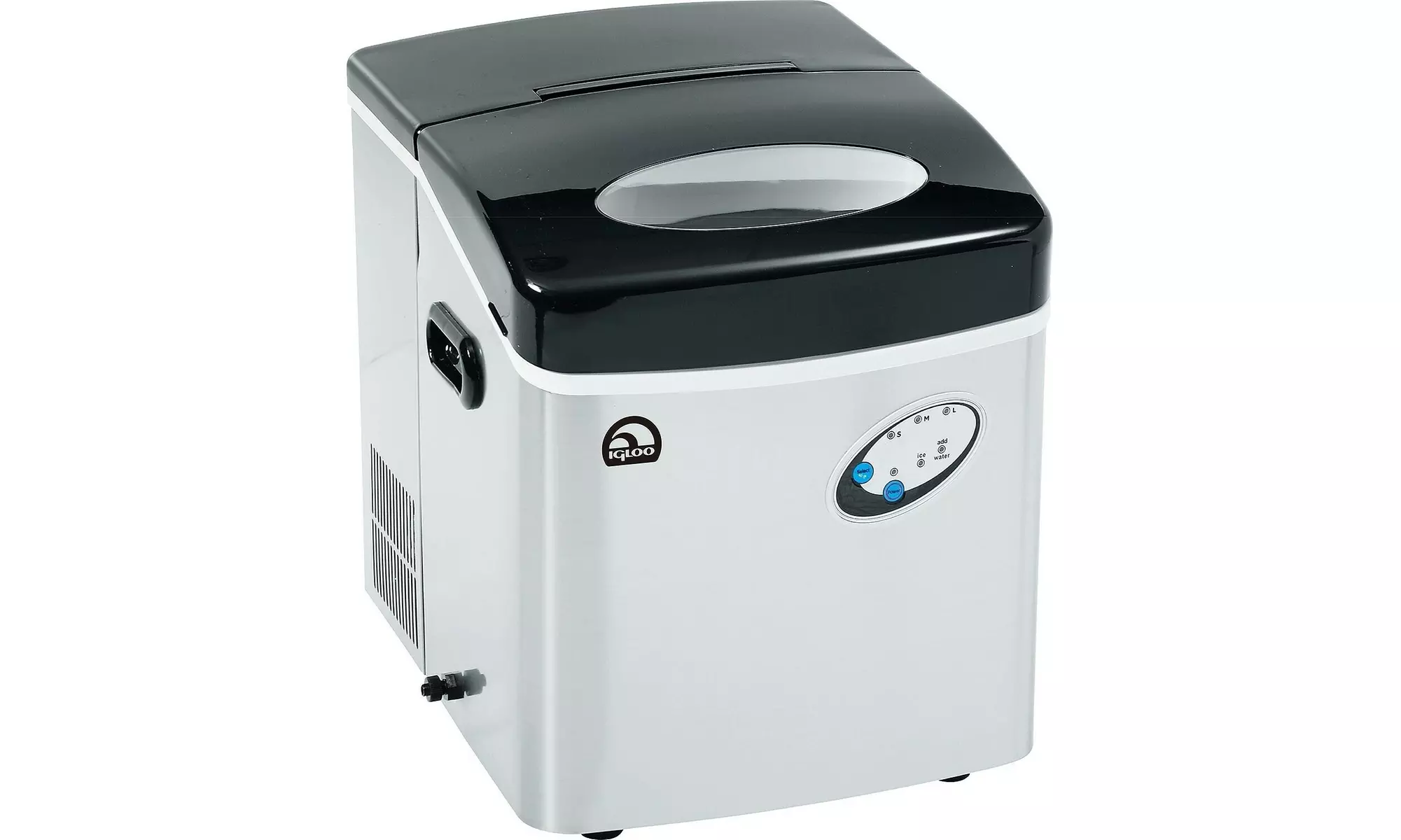 Igloo ICE115 Extra Large 48 lbs. Per Day Ice Maker - Stainless Steel - Primary Image