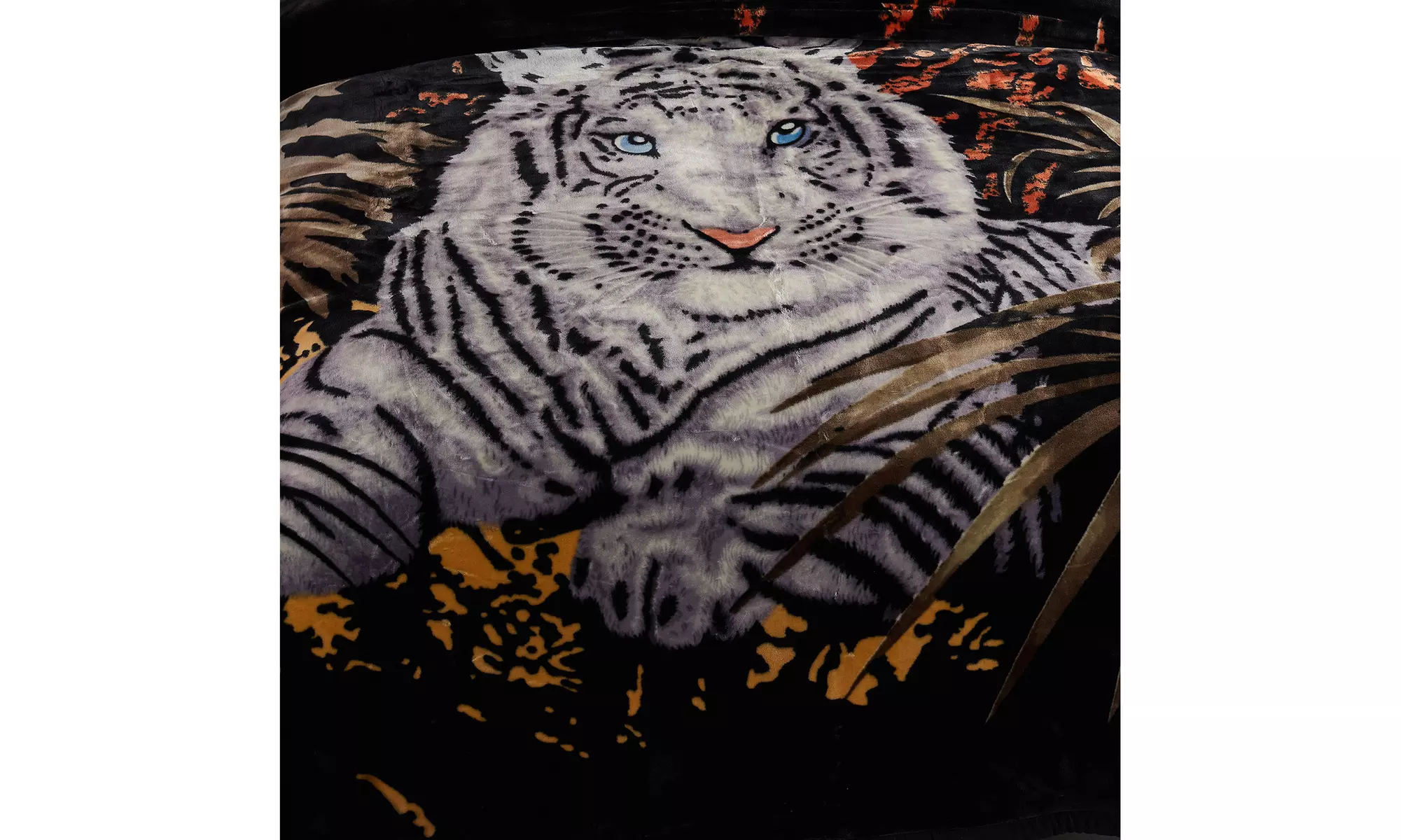 JML Heavy Fleece Blanket,2 Ply Printed Bed Blanket For King Size,85"x93",10Lb