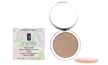 Clinique Stay-Matte Sheer Pressed Powder - No.101 Invisible Matte 0.27 Oz Brown Single