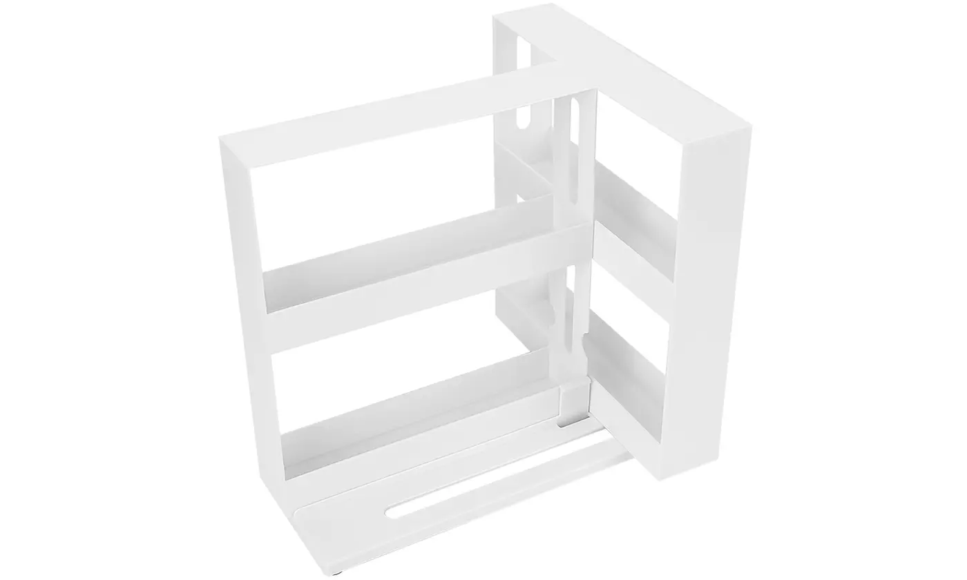 NewHome Swivel Cabinet Organizer Revolving Kitchen Rack Spice Organizer