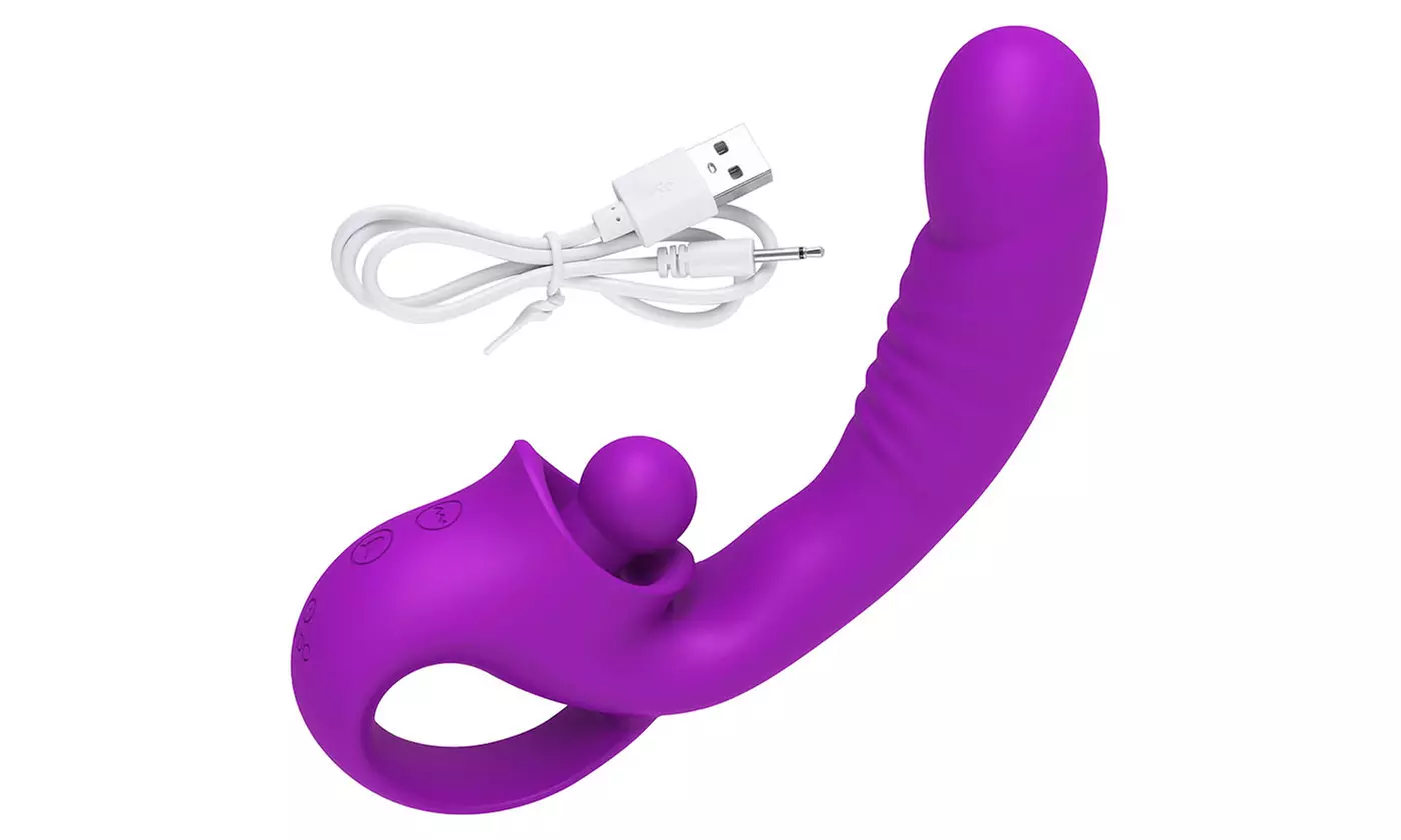 Clitoral Tapping Rabbit Vibrator for Clit G Spot Triple Stimulation