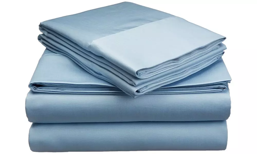 Superior Egyptian Cotton Solid 800-Thread Count Deep Pocket Sheet Set - Second Medium