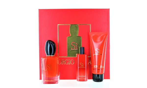 Popular Armani Si Passione 3-Pc Perfume Gift Set NIB