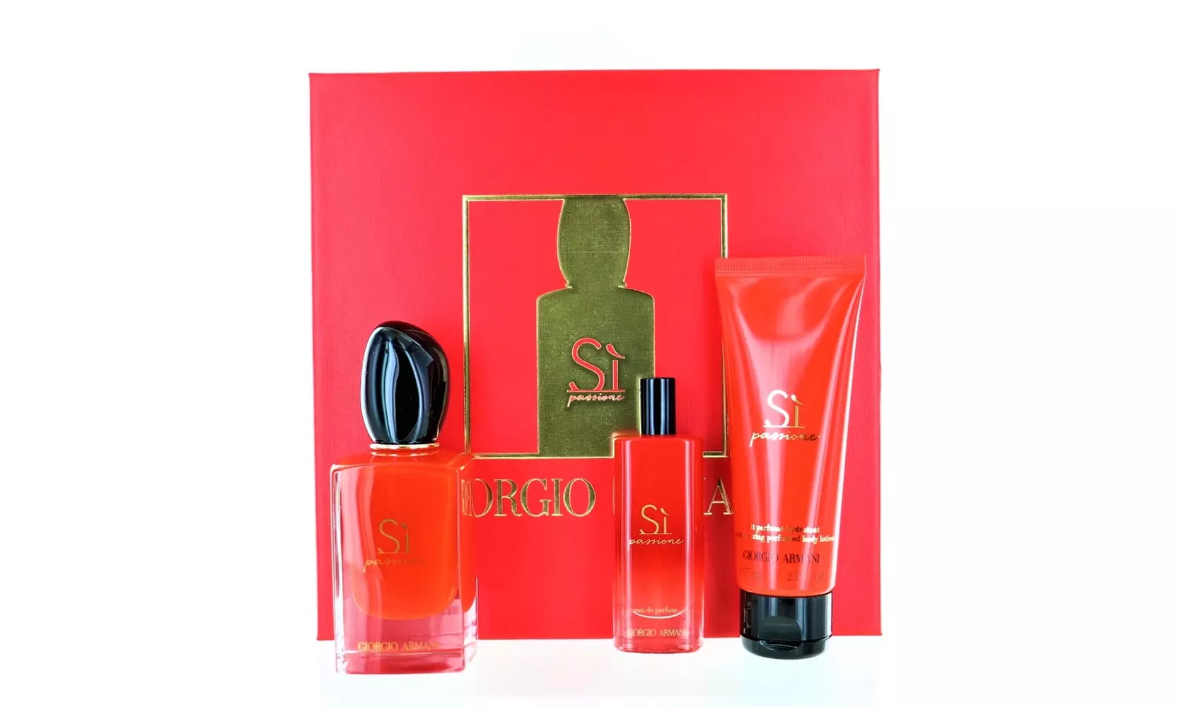 ARMANI SI PASSIONE by Giorgio Armani 3 PIECE GIFT SET - 1.7 OZ EAU DE PARFUM - Primary Image