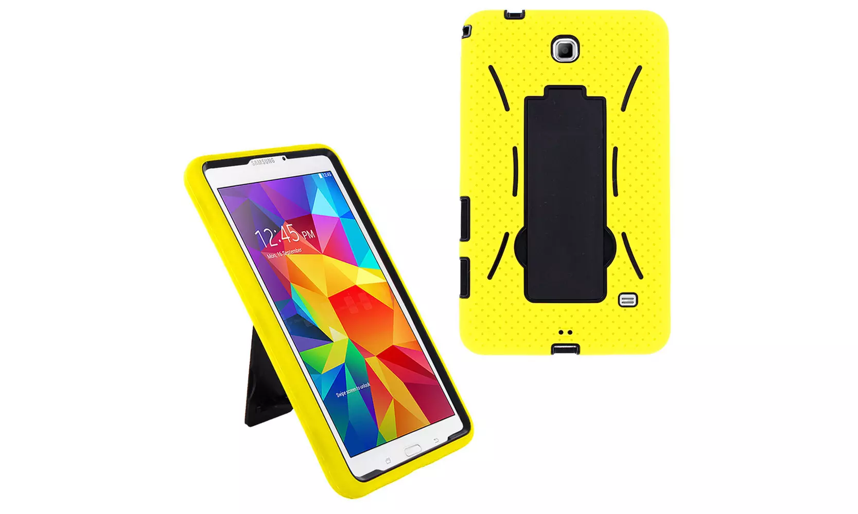 Heavy Duty Hybrid Case Cover For Samsung Galaxy Tab 4 7.0 T230 - Second Medium