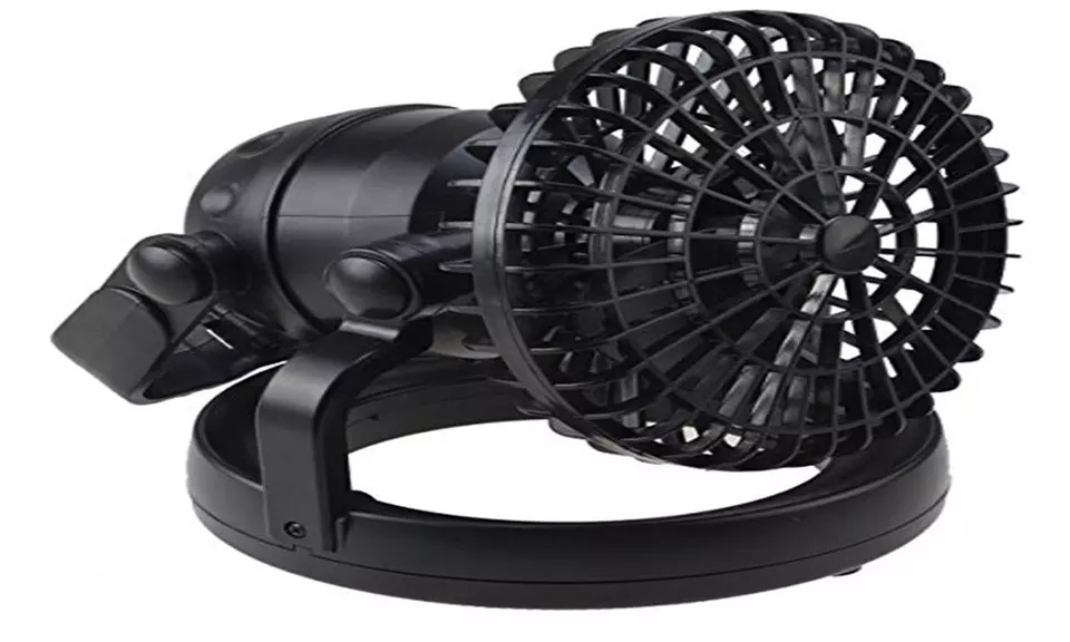 Portable 2-in-1 Tent LED Light and Fan - Second Medium