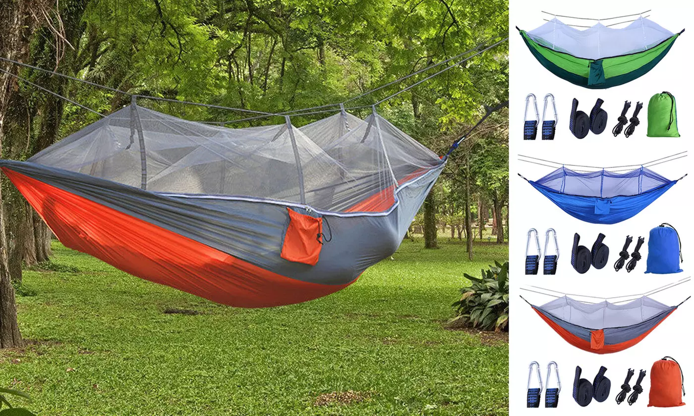 Camping Hammock Tent Mosquito Net Set Double Persons Iqammocking Bed Tent - Primary Image