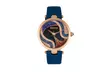 Bertha Trisha Genuine Leather Watch made with crystals from Swarovski - Second Medium