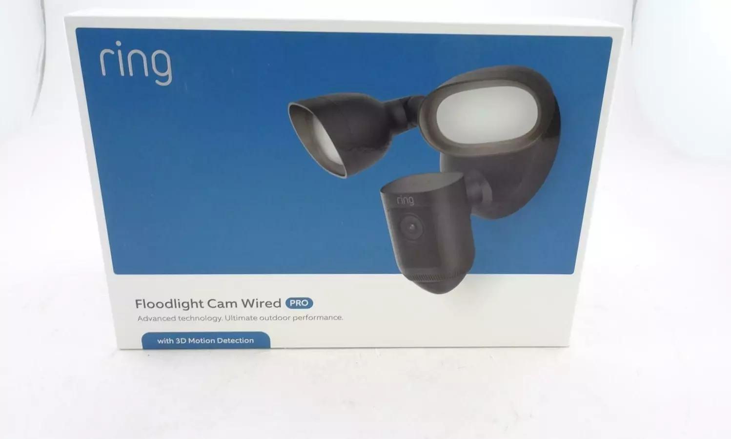 Ring Floodlight Cam PRO Wired Outdoor Surveillance Camera with Bird's Eye View - Primary Image