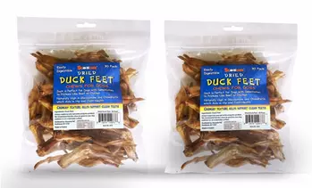 60 pack of Dried Duck Feet