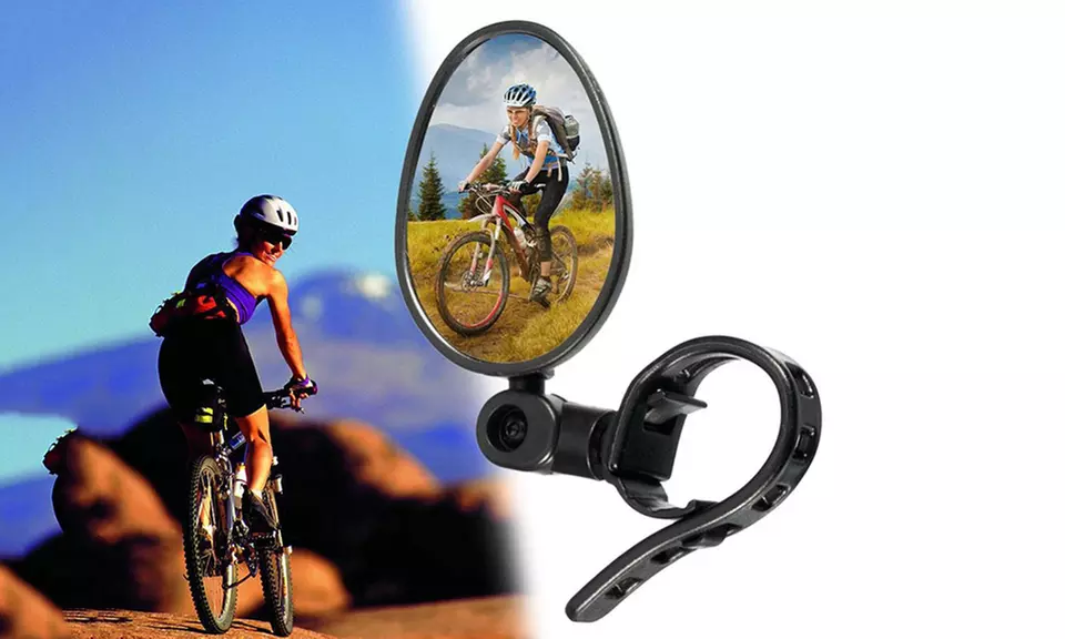 Mini 360 Degree Rotation Bike Bicycle Mirrors for Handlebars - Primary Image